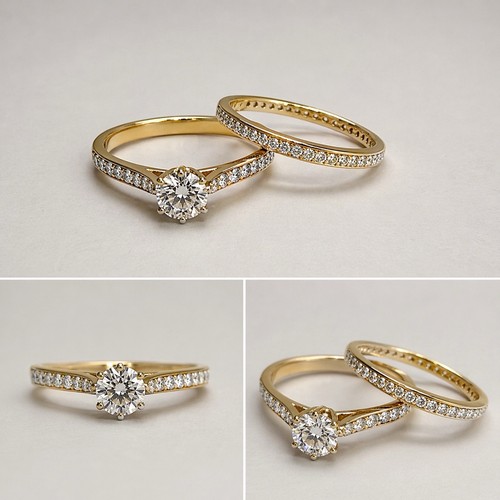 Diamantring 750 gold - diamantring,