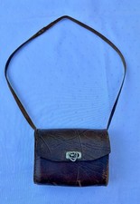 Brottasche Kindergarten Umhängetasche DDR Leder Vintage Ostalgie Kult!!!