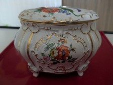 Rosenthal Deckeldose Hand bemalt verziert, Porzellandose Zierdose !!