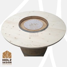 Tischplatte rund Stehtisch Dreischichtplatte 27mm stark Weinfass Bierganitu