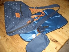 Baby badabulle Wickeltasche blau + Zubehör Wochenende unterwegs Oh my Baby! NEU