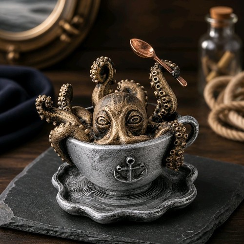 Skurriler oktopus einer - oktopus, in
