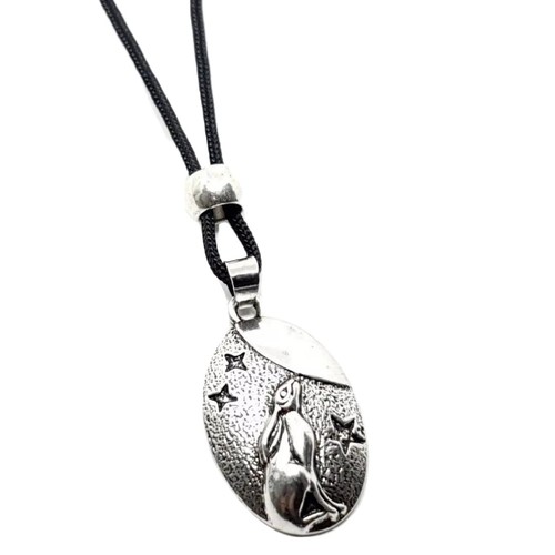Mond blickender hase halskette - blickender,