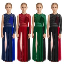 DE Mädchen Lyrisch Tanzkleid
