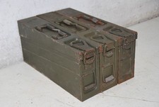 3x alte Munitionskiste Bundeswehr Kiste Patronenkasten für MG Munition Patronen