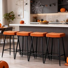 Barhocker Set 4 Samt grün –