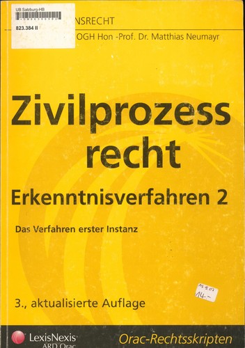 Zivilprozessrecht - ,