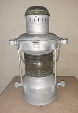 Sammlerstück Petroleum Schiffs Laterne  komplett mit Tank + Brenner Vintage