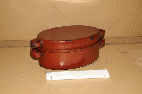 Alter kleiner emaille bräter - kleiner,