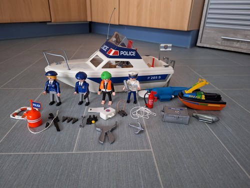 Playmobil polizeiboot 3190 mit - playmobil,