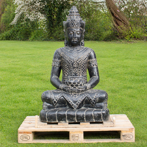 Buddha statue sitzend figur - buddha,