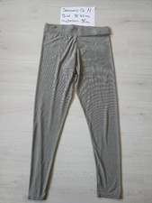 Leichte Leggings Seasons Damen Größe M Grau Gestreift