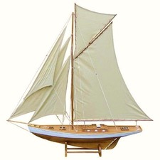 Schiffsmodell Segler / Segel-Yacht Segelyacht XXL-Modell ca. 125 x 135 cm