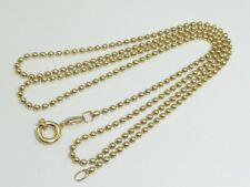 585 Gold 14K Gelbgold 3,71 g Halskette 47 cm Erbskette Erbsen Kette 8716