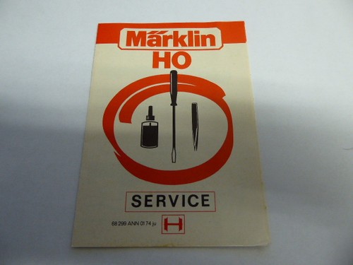 Märklin service heftchen - ho,