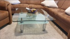 Wunderschöner Wohnzimmer Glastisch