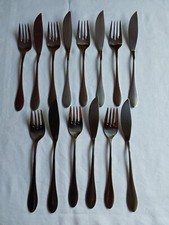 Fischbesteck 14 Teile Marke Tischfein Crominox 7 Persen