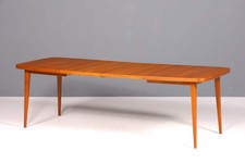 Mid Century Esstisch ausziehbarer Danish Design Teak Holz Küchentisch