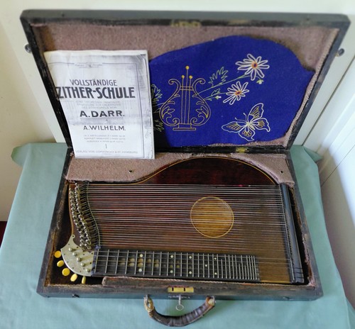 Alte konzertzither koffer - alte,