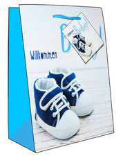 Geburt Geschenktasche Junge