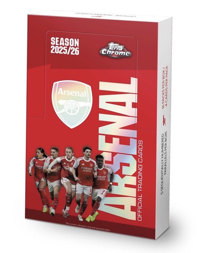 Topps chrome arsenal - arsenal, 2025-26