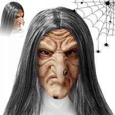 Halloween Hexen Latex Maske