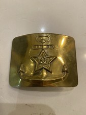 Original UdSSR Gürtelschnalle Russische Armee Messing Gürtelschnalle  Marine
