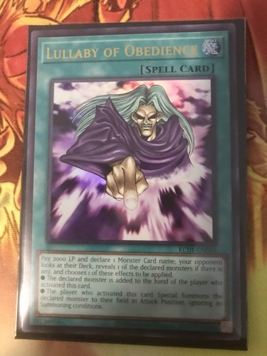 Yugioh lullaby obedience - lullaby,