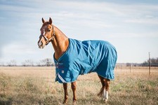 Outdoordecke Horseware Rhino Orig.Med.(250g) Vari-Layer navy/grey/aqua 125-155