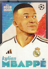 Kylian Mbappé Stürmer Madrid Topps Deco Artistry UCC 2024/25 Fußball Sammelkarte