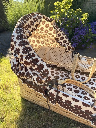 Vintage moseskorb babywanne - vintage,