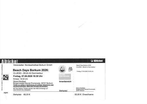 Cluseo ticket borkum - ticket,