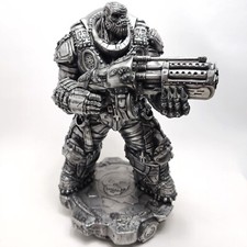 Gears of War Boomer Limited Edition Cold Cast Platinum Collector Statue Mindzeye