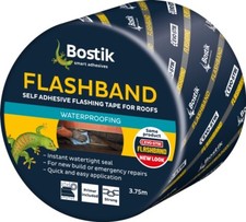  Bostik Blinkband Flashband selbstklebend für Dächer + Grundierung 75 mm - 225 mm