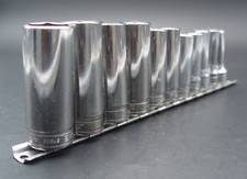 SNAP ON  in Zoll Langnuß Steckschlüssel  SW1/4-7/8 Vierkant  3/8 Zoll Schiene *