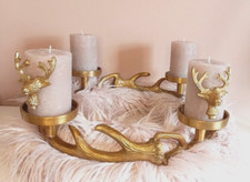 Kerzenleuchter XL Hirsch