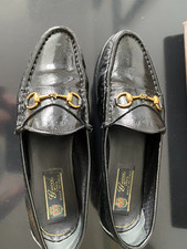 Gucci Original Damen Loafer Horsebit schwarz Lack, Gr. 39, neuwertig