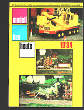 modellbau heute 10/84 10/1984 + Plan Fesselflugmodell Meteor fest im Heft