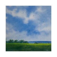 Original Aquarellbild | Maitag