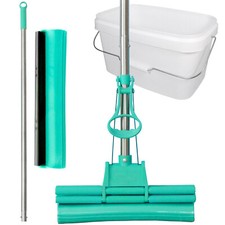 Brestol GREEN MOP SET 30-02 Doppelwringer Mopp 30 cm breit Bodenwischer + Eimer