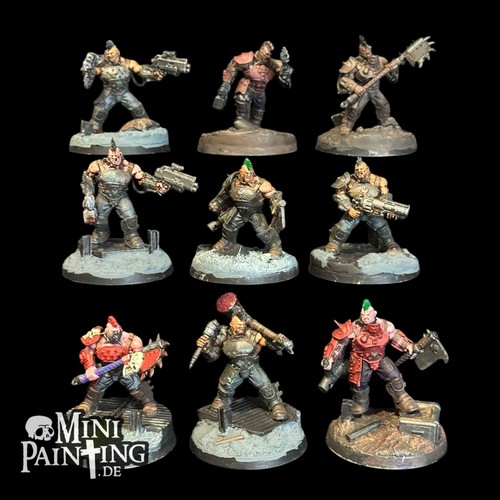 Necromunda goliath gang - necromunda, 9x