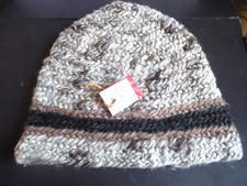 Naalbinding Nadelgebundene 100% Schurwolle Mütze/Kappe Umf.  52