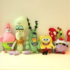 Spongebob Schwammkopf PlüschFigur Kuscheltier Plüschtier Stoff Geschenk