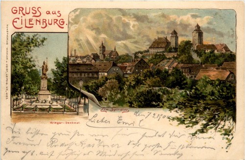 Gruss aus eilenburg litho - eilenburg,