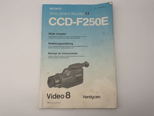 Sony ccd f250e - ccd-f250e, video