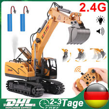 RC Bagger Traktor 12-Kanal Ferngesteuerter mit Licht & Ton LKW Spielzeug 2.4GHZ