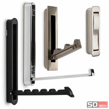 Klapphaken Mantelhaken Kleiderhaken klappbar Chrom Edelstahloptik zum Einlassen