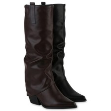 Damen Gefüttert Cowboystiefel