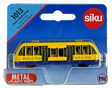Siku 1013 kleine S-Bahn "Park & Ride" gelb/blau neues Design - nagelneu