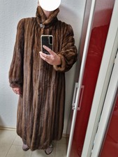 echter Pelzmantel Nerz Jacke Damen Nerzmantel Pelzmantel Echtpelz Gr. 40 / 42